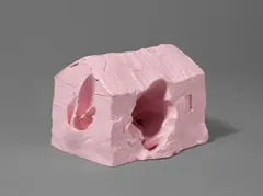 Dunk by Erwin Wurm, 2012, Gips, farbig gefasst, sold Jan 2025