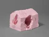 Dunk by Erwin Wurm, 2012, Gips, farbig gefasst, sold Jan 2025