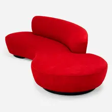 Serpentine Sofa by Vladimir Kagan, sold Sep 2017
