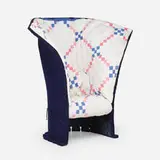 Feltri chair by Gaetano Pesce and Raf Simons, 1987 / 2018, thermosetting resin, wool felt, hempen cord, Irish Chain quilt, sold Jun 2023