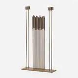 Untitled (Sonambient) by Harry Bertoia, c. 1970, beryllium copper rods on brass base, sold Jun 2023