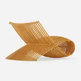 Wooden chair by Marc Newson, 1988, steam-bent beech, sold Jun 2023