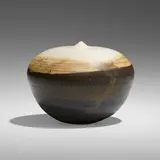 Untitled by Toshiko Takaezu, c. 1985, glazed porcelain, sold Jun 2023