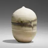 Untitled by Toshiko Takaezu, c. 1985, glazed porcelain, sold Jun 2023