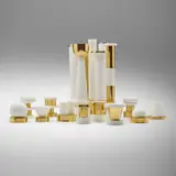 Centerpiece by Ettore Sottsass, 1996, 24k gold, bisque porcelain, sold Jun 2023