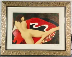 Untitled by Alain Bonnefoit, lithograph (132/150), offered May 2026