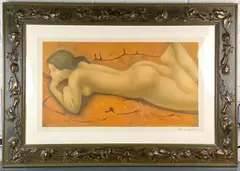 Untitled by Alain Bonnefoit, lithograph nude (12/175), offered Jan 2026
