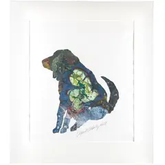 Untitled, 1988.Marbleized by David Gilhooly, monotype color print, offered Sep 2026