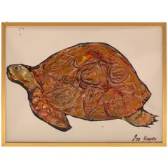 Untitled (Crawling Turtle) by Ira Yeager, Oil on canvas, offered Sep 2026