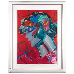 Crimson Lady, 1987.Color by Peter Max, lithograph on wove paper, offered Sep 2026