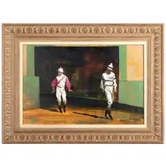Polo Players by Frank N. Ashley, 1963, Oil on board, offered Sep 2026
