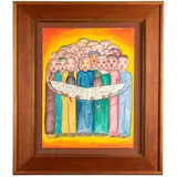 Children of Peace by Beniamino Benvenuto Bufano, Pastel and pencil on paper, offered Sep 2026