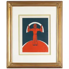 St. Francis, 1960s.Color by Beniamino Benvenuto Bufano, lithograph on wove paper, offered Sep 2026