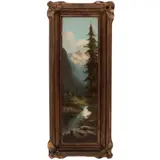 AttributedTall Pine and River Valley by Richard DeTreville, Oil on canvas on board, offered Sep 2026