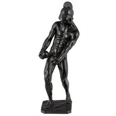 Untitled by Otto Schmidt-Hofer, bronze sculpture of a classical greek athlete, offered Sep 2026