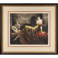Gay Senorita by Louis Icart, 1939, Etching and aquatint with touches of hand coloring printed on wove paper, offered Jul 2026