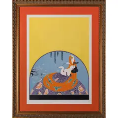 (Russian/French, 1892-1990)After the Rain, 1979.Color by Erté, screenprint on paper, offered Jul 2026