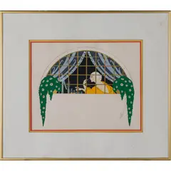(Russian/French, 1892-1990)La Toilette, 1980.Color by Erté, screenprint on paper, offered Jul 2026