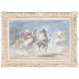 Relay Race #2 by Douglass Ewell Parshall, 1938, Oil on canvas board, offered Jun 2026
