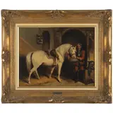 Treat after the Ride by Charles Landseer, Oil on canvas, offered Jun 2026