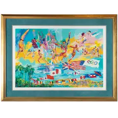American Gold, 1984.Color by LeRoy Neiman, screenprint on wove paper, offered May 2026