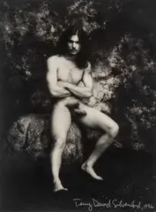 Untitled (Nude with Mountain Tattoo) by Terry David Silvercloud, 1996, Gelatin silver print, offered Sep 2026