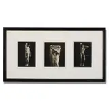 Untitled (Triptych of Male Nudes) by Kathryn Fawcett, 1983, Gelatin silver print, offered Sep 2026