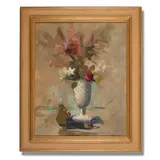 A Gordon F. Peers still life painting. 1952. Signed and dated lower right by Gordon F. Peers, Oil on canvas, offered Aug 2026