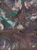 A Richard Man abstract marbled painting by Richard Mann, Acrylic on artist board, offered Aug 2026