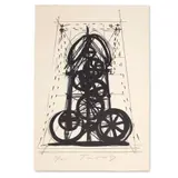 La Vittoria, from the portfolio by Sergio Tosi Stampatore by Jean Tinguely, 1972, Lithograph on wove paper. 5/100, offered Aug 2026