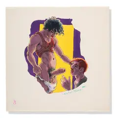 Video by Michael Kirwan, 2001, Watercolor marker and ink on paper, offered Aug 2026
