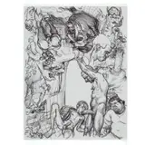 Untitled (Sex Scene by Michael Kirwan, Collage). Ballpoint pen on paper, offered Aug 2026