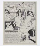 Original Illustration for GOHR #2, Page 2 by The Hun, 1990, Ink and graphite on paper, offered Aug 2026