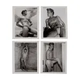 Grouping of Four (4) Physique Photographs by Bob Mizer by Robert Mizer, Gelatin silver print. Each:, offered Aug 2026