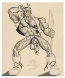 Sagittarius by The Hun, 1978, Graphite on paper, offered Aug 2026
