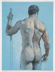Danny by David Eugene Henry, Oil paint and oil crayon on panel, offered Jun 2026