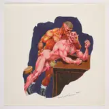 Taste Your Own Ass by Michael Kirwan, 2001, Watercolor marker and ink on paper, offered Jun 2026