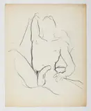 Untitled (Male Nude Study) by Joe Brainard, Graphite on paper, offered Jun 2026