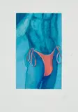 Royal Robes by Shakil Solanki, 2020, Oil-based monotype on Fabriano paper. Mounted, offered Jun 2026