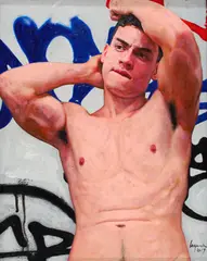 Andrew by Fernando Carpaneda, 2017, Acrylic on canvas, offered Jun 2026