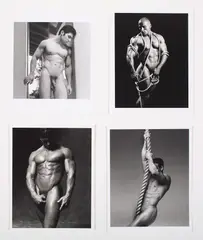 Grouping of Four (4) Physique Photographs by Jeff Palmer by Jeff Palmer, Gelatin silver prints, offered Jun 2026