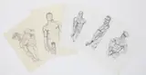 Grouping of Five (5) Erotic Illustrations by MATT by MATT, 2000, Graphite on paper. Each, offered Jun 2026