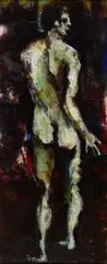 Pillar of Regret by John Swinton, Oil on wood panel. Custom artist, offered Jun 2026