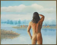 Land of Dreams by David Cain, c. 1990, Oil on board, offered Jun 2026