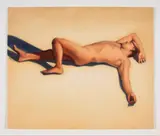 Male Nude Study by John Slaby, 2003, Oil on paper, offered Jun 2026