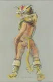 Untitled (Rum Tum Tugger) by Norma Bergerac, Pastel on paper, offered Jun 2026