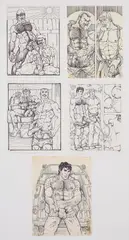 Grouping of Five (5) Erotic Illustrations by MATT by MATT, Ink and graphite on paper. Each, offered Jun 2026