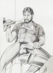 Untitled (Glory Hole) by Kent Neffendorf, 1995, Graphite on paper, offered Jun 2026