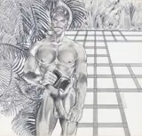 Untitled (Tropical Nude) by Kent Neffendorf, 1991, Graphite on paper, offered Jun 2026