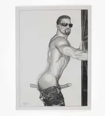 Jake Tanner by Olaf, 1994, Graphite on paper, offered Apr 2026
